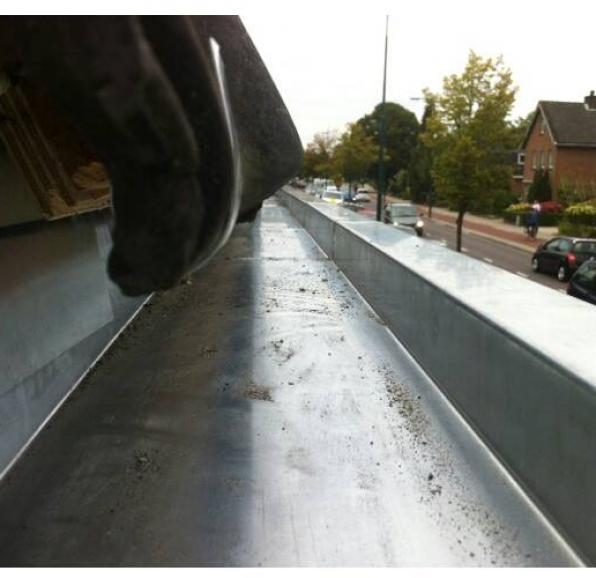 Nieuwe zinke goot